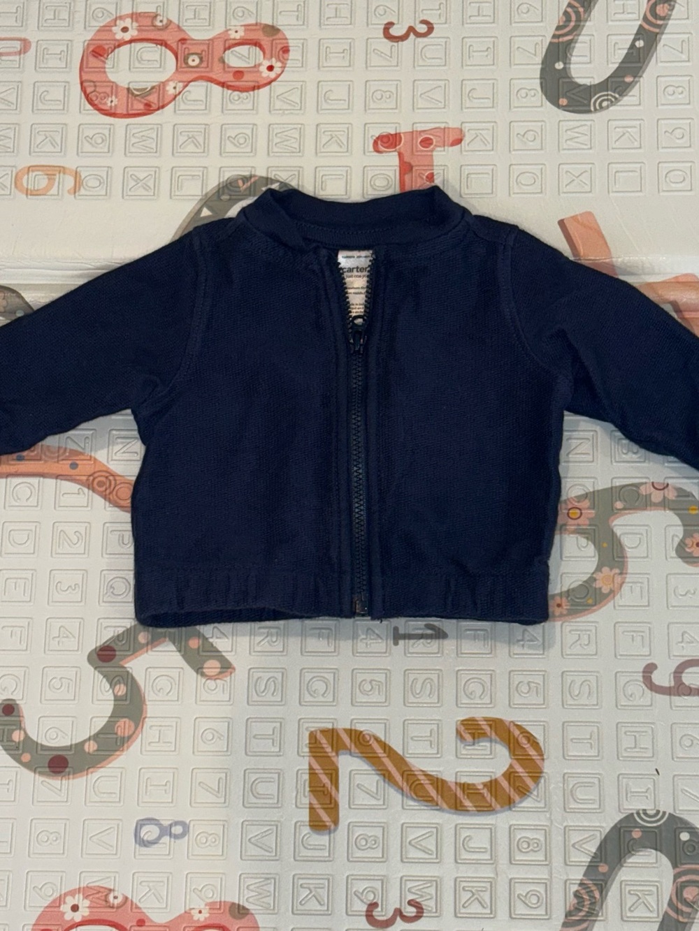 Carter's Navy Zippered Baby Jacket